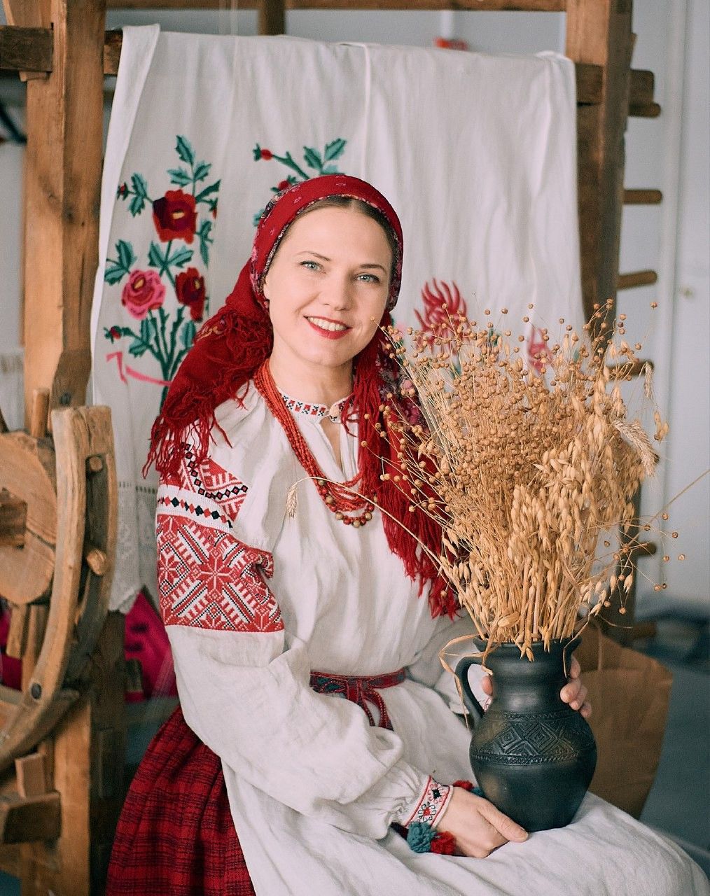 Women in Slavic costumes in Ulaanbaatar